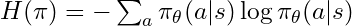 Entropy regularization