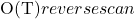 O(T) reverse scan