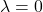 lambda=0