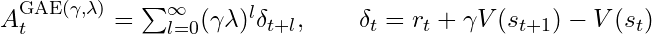 Generalized Advantage Estimation definition